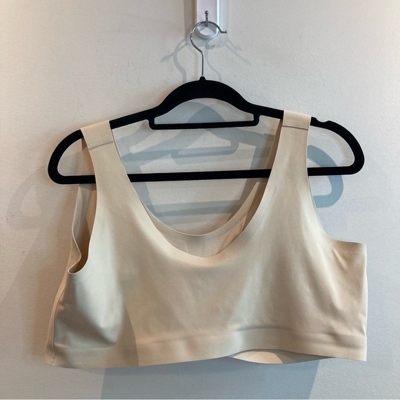 KNIX Sz XXXL Soft  Shell Removable Pads No Underwire Wide Straps Bra in Beige - Picture 3 of 7